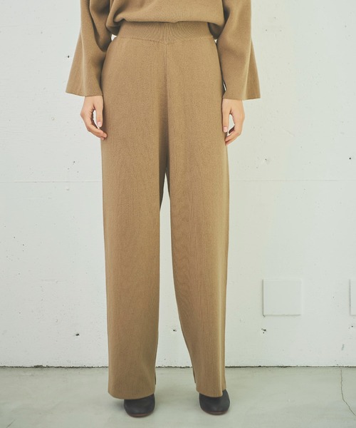 OUTERSUNSET(アウターサンセット)の「all needles three pieces pants(その他パンツ・レディース・チャコールグレー/キャメル・FREE)」の18枚目の写真