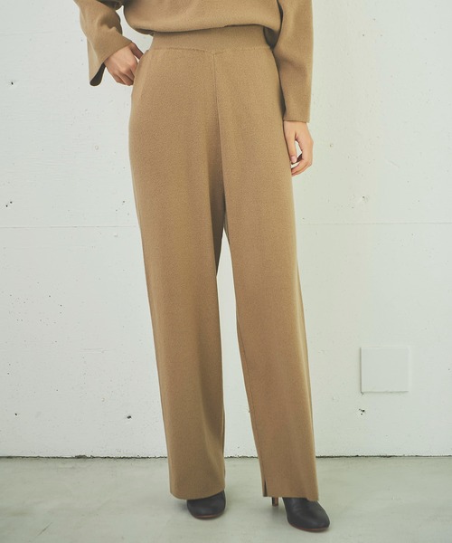 OUTERSUNSET(アウターサンセット)の「all needles three pieces pants(その他パンツ・レディース・チャコールグレー/キャメル・FREE)」の19枚目の写真