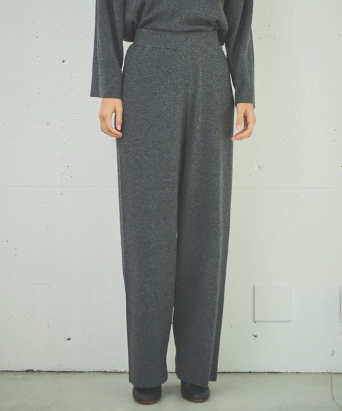 OUTERSUNSET(アウターサンセット)の「all needles three pieces pants(その他パンツ・レディース・チャコールグレー/キャメル・FREE)」の8枚目の写真