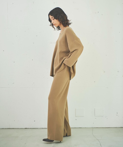 OUTERSUNSET(アウターサンセット)の「all needles three pieces pants(その他パンツ・レディース・チャコールグレー/キャメル・FREE)」の15枚目の写真