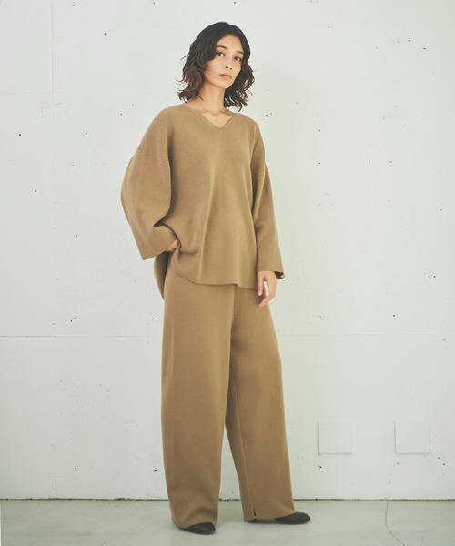 OUTERSUNSET(アウターサンセット)の「all needles three pieces pants(その他パンツ・レディース・チャコールグレー/キャメル・FREE)」の17枚目の写真