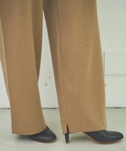 OUTERSUNSET(アウターサンセット)の「all needles three pieces pants(その他パンツ・レディース・チャコールグレー/キャメル・FREE)」の22枚目の写真