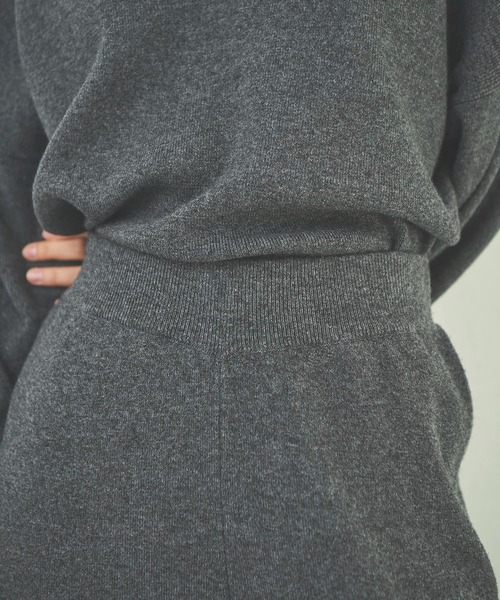 OUTERSUNSET(アウターサンセット)の「all needles three pieces pants(その他パンツ・レディース・チャコールグレー/キャメル・FREE)」の11枚目の写真