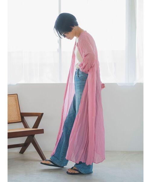 Ungrid（アングリッド）の「2wayワッシャーロングワンピース（ワンピース・レディース・ブラック/パープル/アイボリー・FREE）」の15枚目の写真