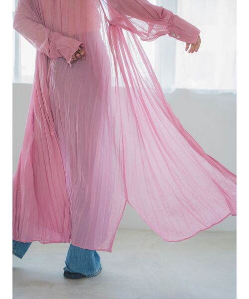 Ungrid（アングリッド）の「2wayワッシャーロングワンピース（ワンピース・レディース・ブラック/パープル/アイボリー・FREE）」の5枚目の写真