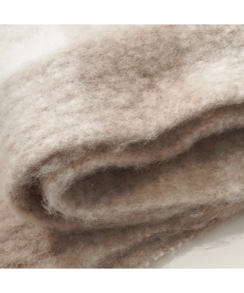 flower（フラワー）の「テンダーチェックマフラー（マフラー・レディース・ブラック/ベージュ・FREE）」の11枚目の写真