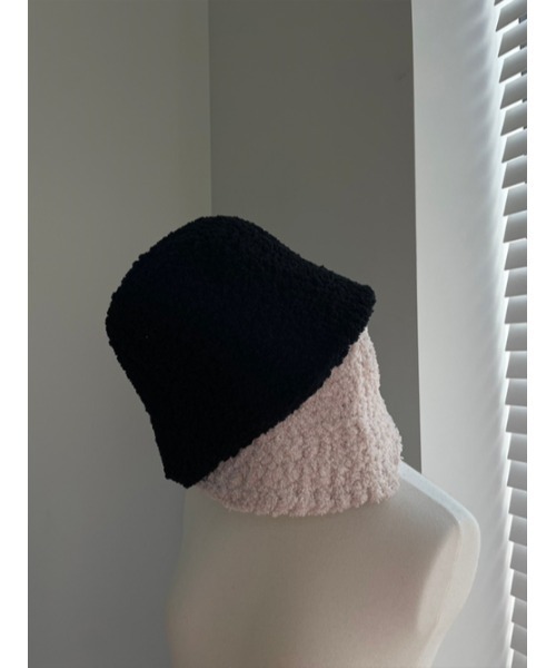 AMAIL(アマイル)の「Mature pon hat(ハット・レディース・アイボリー/ブラック・FREE)」の4枚目の写真