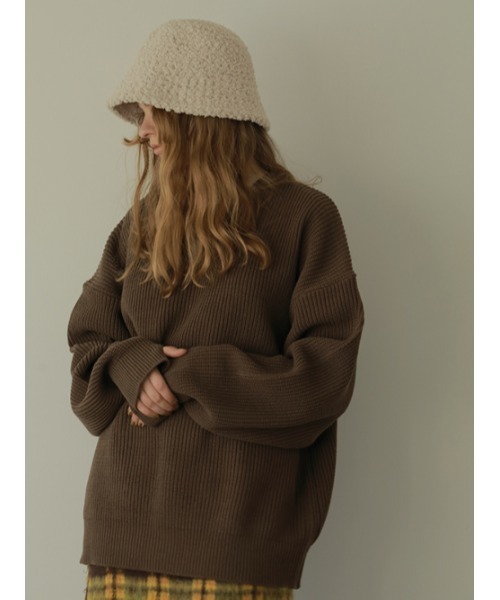 AMAIL(アマイル)の「Mature pon hat(ハット・レディース・アイボリー/ブラック・FREE)」の11枚目の写真