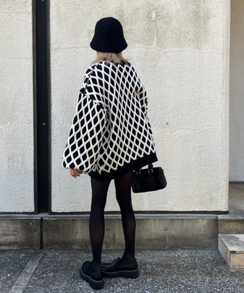 AMAIL(アマイル)の「Mature pon hat(ハット・レディース・アイボリー/ブラック・FREE)」の16枚目の写真