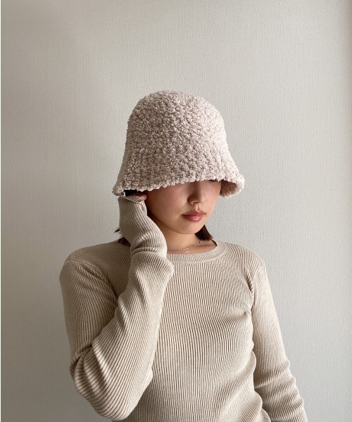 AMAIL(アマイル)の「Mature pon hat(ハット・レディース・アイボリー/ブラック・FREE)」の21枚目の写真