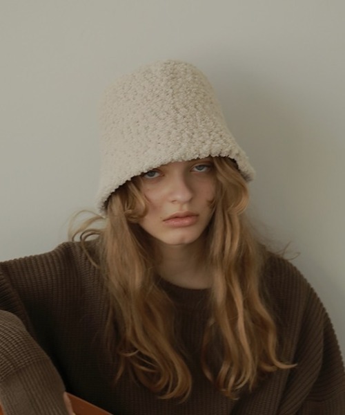 AMAIL(アマイル)の「Mature pon hat(ハット・レディース・アイボリー/ブラック・FREE)」の18枚目の写真