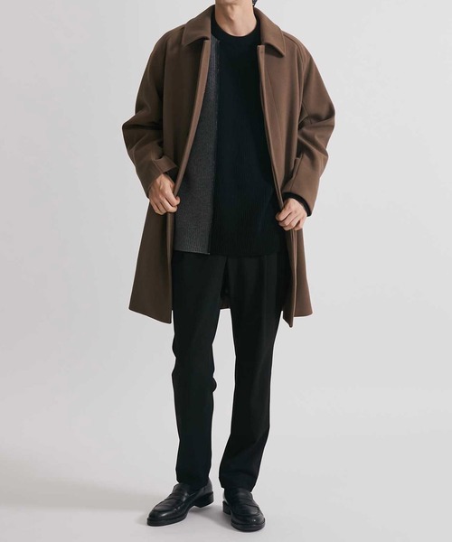 UNITED TOKYO(ユナイテッドトウキョウ)の「CASHMERE WOOL BICOLOR KNIT(ニット/セーター・メンズ・ブラウン/ダークグレー/キナリ・1/2/3)」の19枚目の写真