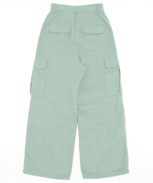 MOUSSY(マウジー)の「CARGO TROUSERS(カーゴパンツ・レディース・ミント/オフホワイト・2/1)」の10枚目の写真
