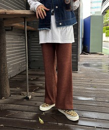 feepur by saya | 【XSサイズあり】リブストレートパンツ(その他パンツ)