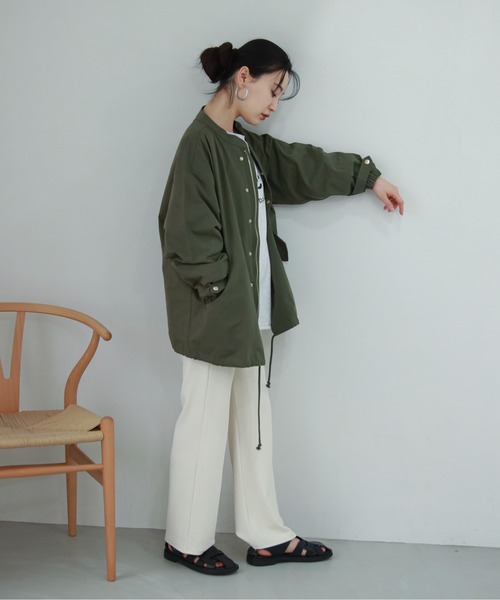 feepur by saya（フェピュールバイサヤ）の「【XSサイズあり】リブストレートパンツ（その他パンツ・レディース・オフホワイト/グレー/杢グレー/ブルー/ブラック/パープル/ブラウン/カーキ/オレンジ・X-SMALL/MEDIUM）」の18枚目の写真