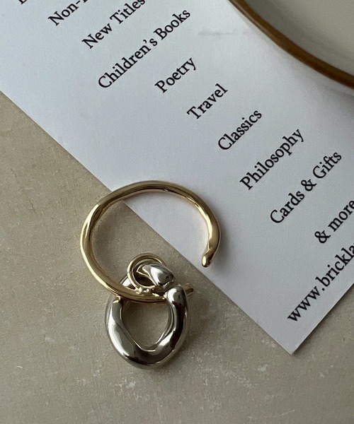 apres jour mignon(アプレジュールミニョン)の「【apresjour mignon×ARIAZ】ミックス変形イヤカフ(イヤーカフ・レディース・その他・ONESIZE)」の1枚目の写真