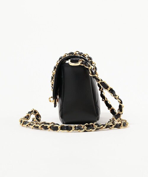 Demi-Luxe BEAMS（デミルクス ビームス）の「VIOLAd’ORO / レザーキルティング ミニポシェット（トートバッグ・レディース・ブラック・ONE SIZE）」の4枚目の写真