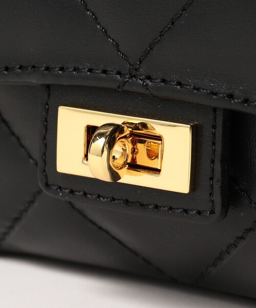 Demi-Luxe BEAMS（デミルクス ビームス）の「VIOLAd’ORO / レザーキルティング ミニポシェット（トートバッグ・レディース・ブラック・ONE SIZE）」の6枚目の写真