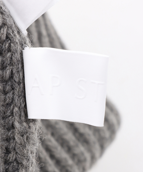 AP STUDIO（エーピーストゥディオ）の「リブニットキャップ（ニットキャップ/ビーニー・レディース・ネイビー/チャコールグレー・FREE）」の10枚目の写真