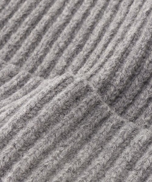 AP STUDIO（エーピーストゥディオ）の「リブニットキャップ（ニットキャップ/ビーニー・レディース・ネイビー/チャコールグレー・FREE）」の12枚目の写真