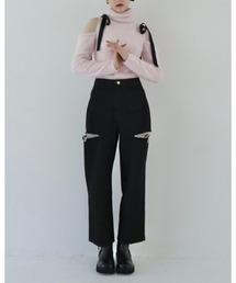 side cut jeans