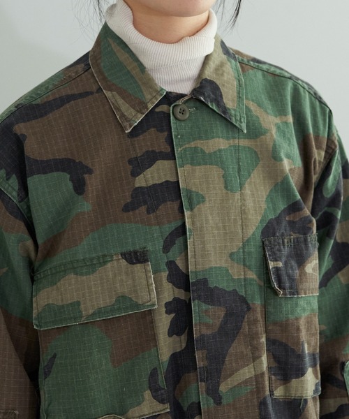 ROTHCO（ロスコ）の「(ROTHCO/ロスコ) BDUシャツジャケット（ミリタリージャケット・レディース・グリーン/オリーブ・MEDIUM）」の19枚目の写真