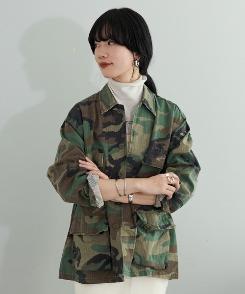 ROTHCO（ロスコ）の「(ROTHCO/ロスコ) BDUシャツジャケット（ミリタリージャケット・レディース・グリーン/オリーブ・MEDIUM）」の9枚目の写真