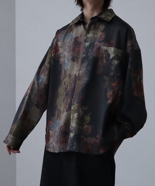 美品✨ワイズ　 ブラウス　チェック　ウール オーバーサイズ　ドレープ welise/ウェライズ】【ヘビーウェイト】リッチドレープスムース