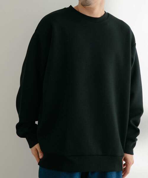 ITEMS URBANRESEARCH(アイテムズ アーバンリサーチ)の「TRストレッチダンボール クルーネックプルオーバー(スウェット・メンズ・グレー系その他/グレー/ブラック/ブルー・LARGE/MEDIUM)」の22枚目の写真