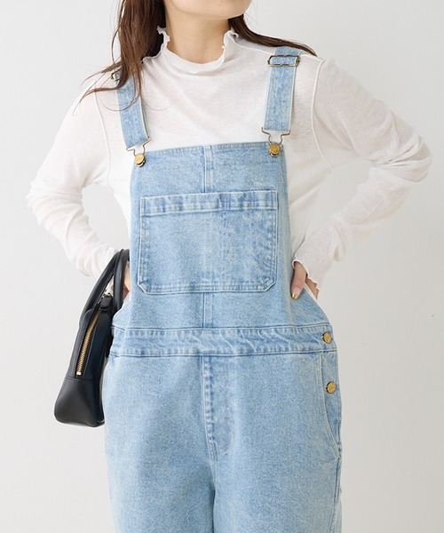 PUAL CE CIN（ピュアルセシン）の「シアーメロープルオーバー（Tシャツ/カットソー・レディース・ブルー/オフホワイト/ブラック・FREE）」の7枚目の写真