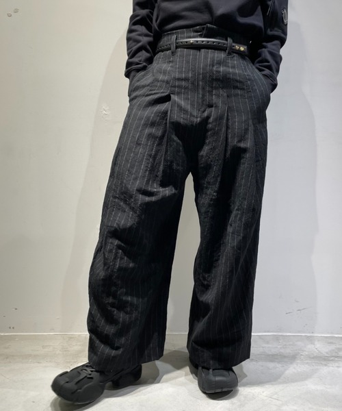 SHINYAKOZUKA(シンヤコヅカ)の「SHINYA KOZUKA /シンヤ コヅカ/BAGGY/バギー(その他パンツ・メンズ・ブラック/その他24・S)」の8枚目の写真