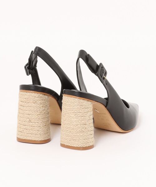 CARRANO（カラーノ）の「【CARRANO】ポインテッドトゥスリングバックパンプス(631300)（パンプス・レディース・ブラック・36/37/38/35）」の3枚目の写真