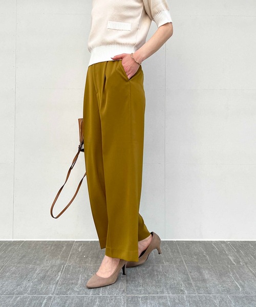 PICCIN（ピッチン）の「ハイウエストワイドパンツ（スラックス・レディース・ブラウン/グレー/ブラック・S/M）」の9枚目の写真