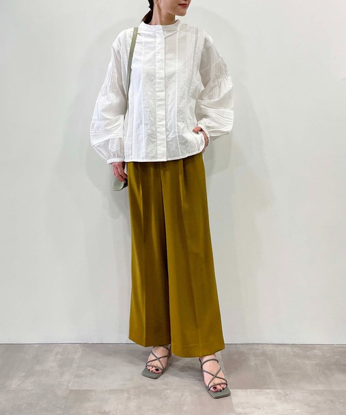 PICCIN（ピッチン）の「ハイウエストワイドパンツ（スラックス・レディース・ブラウン/グレー/ブラック・S/M）」の15枚目の写真