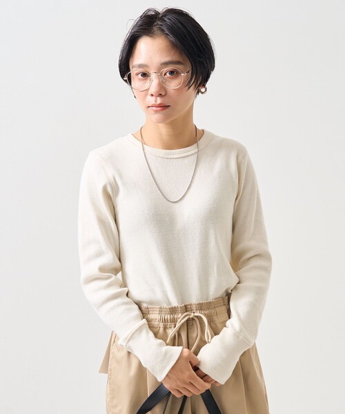 FREAK'S STORE(フリークスストア)の「アーミーフライスロンT(Tシャツ/カットソー・レディース・ブラック/その他1/ナチュラル/ピンク・フリ-)」の3枚目の写真