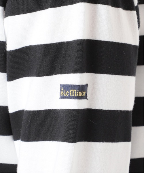 FRAMeWORK(フレームワーク)の「≪追加≫【LEMINOR/ルミノア】スムース太ボーダー(Tシャツ/カットソー・レディース・ブラック/ブラウン・FREE)」の8枚目の写真