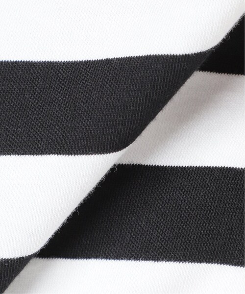 FRAMeWORK(フレームワーク)の「≪追加≫【LEMINOR/ルミノア】スムース太ボーダー(Tシャツ/カットソー・レディース・ブラック/ブラウン・FREE)」の5枚目の写真