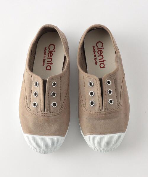 Cienta（シエンタ）の「＜Cienta＞スリッポン 14cm-18cm（スリッポン・キッズ・オリーブ/ベージュ・15cm/16cm/17cm/18cm/14cm）」の4枚目の写真