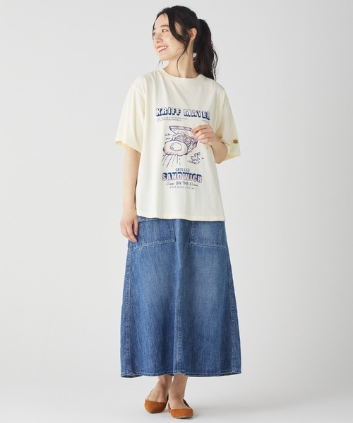 KRIFF MAYER Lady's Collection(クリフメイヤーレディースコレクション)の「ウェットプロテクトT(サンド)(Tシャツ/カットソー・レディース・グレー/オフホワイト/チャコール/カラフル・MEDIUM/LARGE)」の17枚目の写真