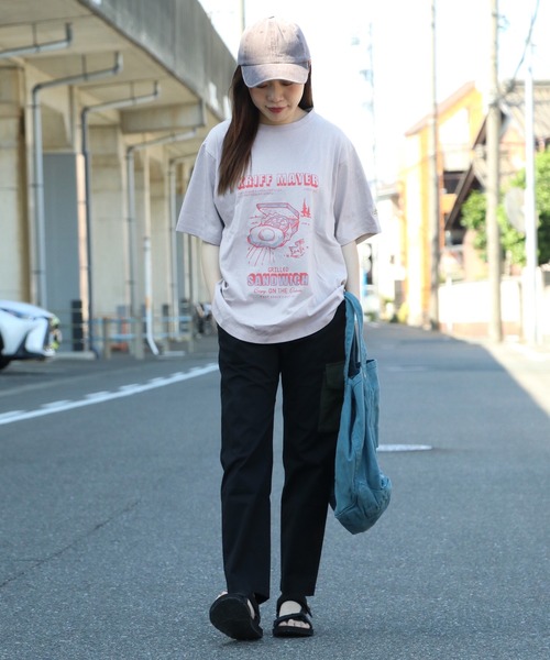 KRIFF MAYER Lady's Collection(クリフメイヤーレディースコレクション)の「ウェットプロテクトT(サンド)(Tシャツ/カットソー・レディース・グレー/オフホワイト/チャコール/カラフル・MEDIUM/LARGE)」の14枚目の写真