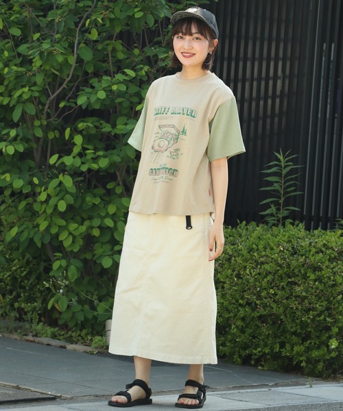 KRIFF MAYER Lady's Collection(クリフメイヤーレディースコレクション)の「ウェットプロテクトT(サンド)(Tシャツ/カットソー・レディース・グレー/オフホワイト/チャコール/カラフル・MEDIUM/LARGE)」の12枚目の写真