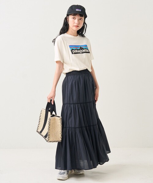 FREAK'S STORE(フリークスストア)の「インドティアードマキシスカート(スカート・レディース・ホワイト/ブラック/グリーン/ブルー/ブルーグリーン/フューシャピンク・フリ-)」の18枚目の写真