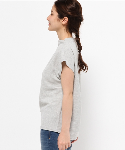 Chico（チコ）の「ボトルネックフレンチT（Tシャツ/カットソー・レディース・クリーム/ホワイト/グレー/ネイビー・FREE）」の6枚目の写真