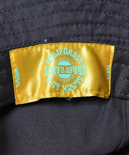 SALT&MUGS(ソルトアンドマグス)の「COIN WAPPEN METRO HAT(ハット・メンズ・チャコールグレー/ホワイト/ブラック・FREE)」の6枚目の写真