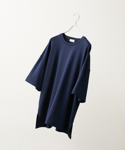 JUNRED(ジュンレッド)の「エアーシルケットルーズTシャツ(Tシャツ/カットソー・メンズ・サックスブルー/ホワイト/ライトグレー/ブラック・S/M/L)」の8枚目の写真