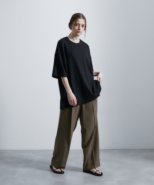 JUNRED(ジュンレッド)の「エアーシルケットルーズTシャツ(Tシャツ/カットソー・メンズ・サックスブルー/ホワイト/ライトグレー/ブラック・S/M/L)」の21枚目の写真