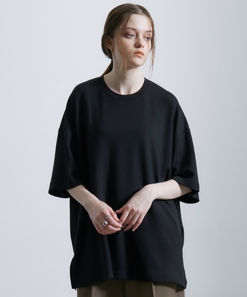 JUNRED(ジュンレッド)の「エアーシルケットルーズTシャツ(Tシャツ/カットソー・メンズ・サックスブルー/ホワイト/ライトグレー/ブラック・S/M/L)」の14枚目の写真