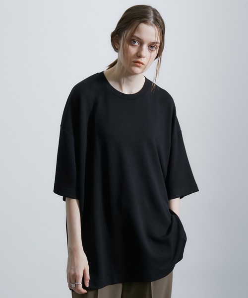 JUNRED(ジュンレッド)の「エアーシルケットルーズTシャツ(Tシャツ/カットソー・メンズ・サックスブルー/ホワイト/ライトグレー/ブラック・S/M/L)」の13枚目の写真