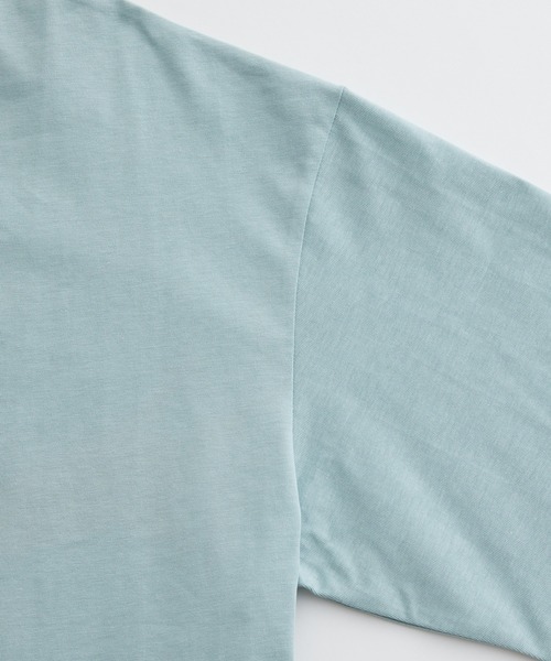 ADAM ET ROPE'（アダムエロペ）の「カバロス スエット ガード オーバーサイズ Tシャツ / 汗染み防止（Tシャツ/カットソー・メンズ・ホワイト/ライトグリーン/グリーン系その他3・M/L）」の13枚目の写真