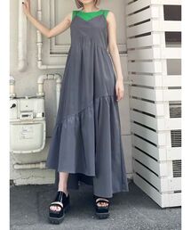 MURUA | ギャザーロングキャミワンピース(ワンピース)